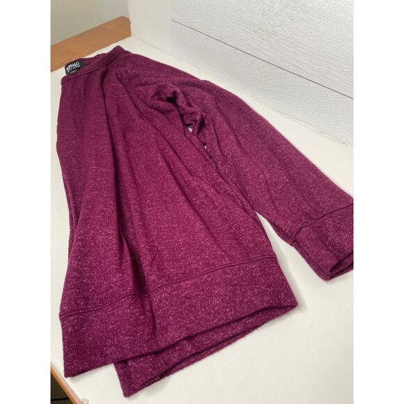 Buffalo David Bitton Wine Burgundy Crewneck Lightweight Sweater Womens XL - Picture 4 of 5